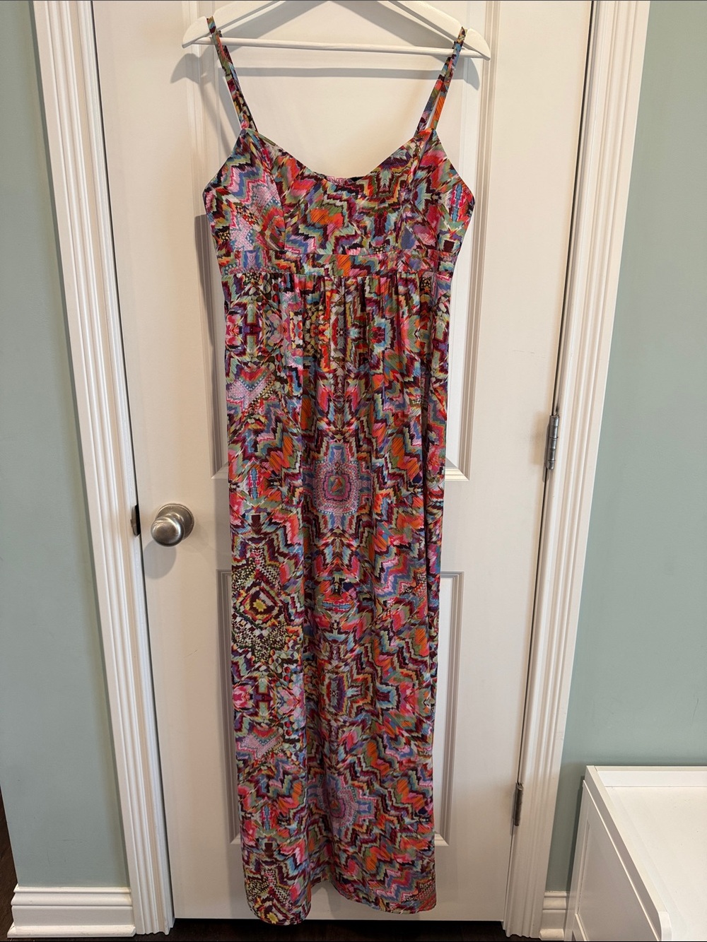 Felicity & Coco Multicolor Geometric Print Maxi Dress
